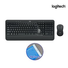 로지텍 MK540 정품 무선키보드 마우스 세트, 일반형, 블랙, MK540+키스킨