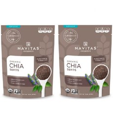 Navitas 나비타스 Chia Seeds 치아 씨드, 2개