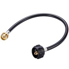 LAUDLIFE 그릴 호스 어댑터 9.1kg(20파운드) ~ 450kg(1파운드) 컨버터 350PSI 동결 방지 호스 - 범용 QCC1 핏 웨버 콜맨 블랙스톤용, LAUDLIFE 그릴 호스 어댑터, 9.1kg(20파운