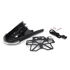 오토바이 LED 조명 BMW RNINET R T Urban GS 스크램블러 순수 미등 브레이크 라이트 방향 지시등 번호판, 01 다크 그레이