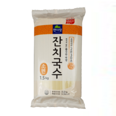 면사랑 잔치국수소면, 1.5kg, 2개