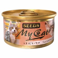 惜時 貓罐頭 MyCat 我的貓 1號 (白身鮪魚 牛) *24罐, 鮪魚, 85g, 1箱