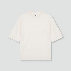 JAJU 여 코튼 모크넥 반팔 티셔츠 J115201302006 549455