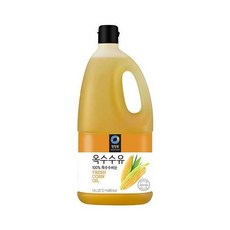 청정원 옥수수유 100% 옥수수씨눈, 1개, 1.8L