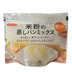 쫀득쫀득 쌀가루 찐빵 믹스 글루텐프리 혼합 봉지 그대로 레인지로 간단하게!! 글루텐프리8대 알레르겐프리!! (1봉 200g들이)