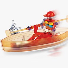 카약 배 노젓기 로봇 교육용 조립 키트 로봇만들기, 1개