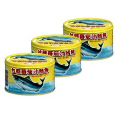 台糖 蕃茄汁鯖魚罐 (3罐/組), 1個