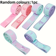 요가 스트레칭 및 필라테스를 위한 다기능 저항 밴드 1개 – 이상적인 초보자 운동 도구, Purple-10ft