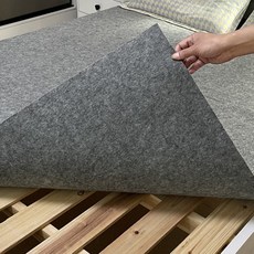 침대패드 침대용 습기방지 곰팡이방지 제습패드 매트 싱글 접이식 매트리스 방수매트, 그레이5mm