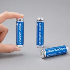 살림덕후 3.7V 튬이온 리튬 배터리 3200mAh 배터리 교체 리튬이온밧데리 18650배터리 대용량배터리, 1개, 1개입, 충전 가능