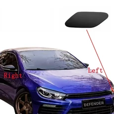 폭스바겐 시로코 R 2015용 앞 범퍼 트레일러 캡 뚜껑 헤드라이트 클리닝 커버, 03 Left Lamp eye cover