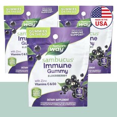 네이쳐스웨이 삼부커스 구미 엘더베리, 3개, 10정