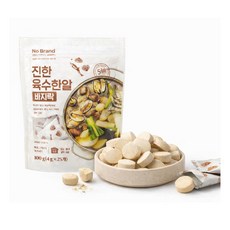 노브랜드 진한육수한알 바지락4gx25알, 4g, 5개