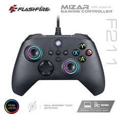 FlashFire MIZAR PC有線手把 (F211) 黑神話悟空適用 富雷迅 【一起玩】, 1個, F211