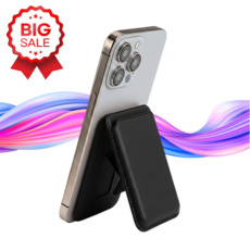 폴딘 맥세이프 카드지갑 거치대 3장 케이스 가죽