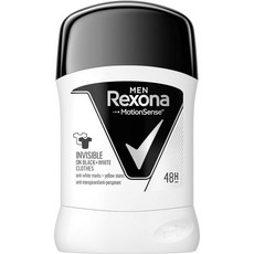 Rexona 렉소나 멘 인비저블 온 블랙 앤 화이트 클로즈 스틱 포 멘, 2개