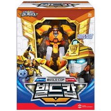 미니특공대 최강경찰 빌드캅 로봇장난감, 혼합색상, 1개