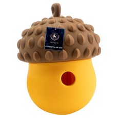 딩동펫 반려동물 도토리 실리콘 노즈워크 장난감, 브라운, 1개