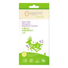 小鹿山丘 驅蚊貼片 12枚入 長效防護 嬰幼童適用 不含DEET, 1盒
