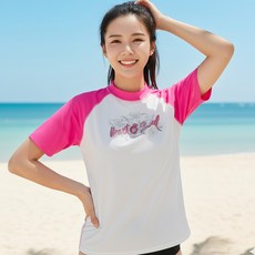 후그 반팔 래쉬가드 RML236 여성용 국산