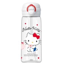 Hello Kitty 隨行杯 附吸管 附鎖扣設計, 凱蒂貓#3460, 1個, 500ml