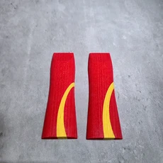 2023 기술 목재 탁구 라켓 뺨 플레이트 핸들 F L/CS 그립, 07 FL, 1개