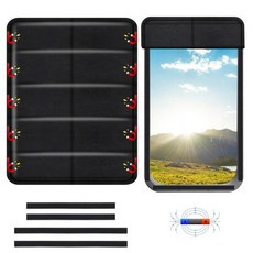 EcoNour RV Magnetic Window Shade for Side Door | Foldable Blackout UV Protection Cover | Winnebago, Black