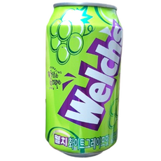 웰치스 화이트 그레이프 청포도맛, 355ml, 7개