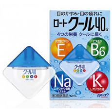 로토 쿨40 알파 일본 눈 영양제 눈피로 충혈 예방, 1개, 12ml