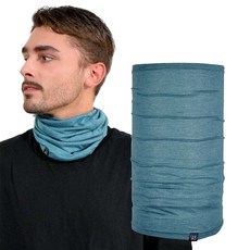 베이직센스 스포츠 넥워머 UV차단 사이클 코튼 멀티스카프, 틸블루, 1개