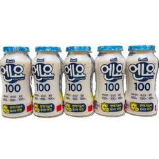 Maeil 엔요 플레인 냉장 온가족 방학 100ml 5개 1세트, 500ml