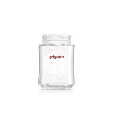 Pigeon貝親 第三代寬口玻璃奶瓶160ml(空瓶), 1個, 玻璃寬口奶瓶160ml(空瓶)