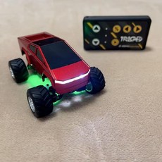 원격 제어 멀티 트레일러 RV 다중 섹션 열차 가능 3단 변속 충전 장난감 자동차, 배터리 25분, 1개, 빨간색(트레일러 없음)