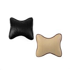 루미까사 자동차 헤드레스트 목쿠션 차량목쿠션, 아이보리