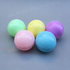 (국내출발) 100mm 가챠볼 이벤트 행사용 추첨용 뽑기 원형 캡슐, 10cm (5개) 파스텔색상(랜덤)