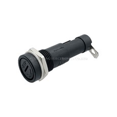 유리관휴즈 자동차 퓨즈 세트 5PCS R3-9 6x30MM 홀더 15A250V 패널 장착 고온 저항 베이스6x30MM 튜브 포함, [01] R3-9 Fuse Holder, [01] (No Fuse)