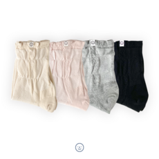 1+1 타이니리틀띵스 No2 순면 조리원양말 무압박 임산부양말 산모 부종, 매쉬라이트핑크