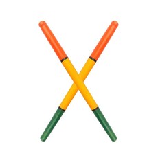 SATVIK 1쌍 2개 대형 특별 멀티 스틱 댄스 나무 가르바 선물 축제 필수품 인도 단디야 컬러 나바라트리 아이템 커플 집들이 반환, 1개