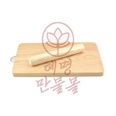 다용도 나무밀대 중 30cm 혜명만물몰 밀가루반죽 반죽밀대 베이킹재료 제빵재료 베이킹밀대