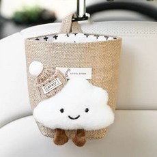 티쯔 차량용 정리함 수납함 바구니 보관함, 구름, 1개