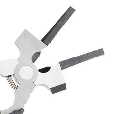 멀티 기능 레드 용접 플라이어 색상 고무 손잡이 와이어 클램프 납땜 용접공용, 1개