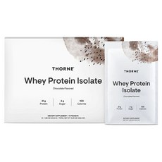 Thorne 乳清分離蛋白巧克力風味 14 塊, 1個, 422.8克