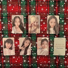 IVE 2022 桌曆 周邊特典小卡 - 張員瑛、安宥真、LIZ、直井憐、李瑞、金秋天, 1個, 自印 亮膜,臺歷sw特典 6張