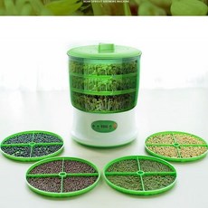 全自動家用豆芽機 發芽機 芽菜機 智慧豆牙機, 雙層豆芽機, 雙層豆芽機