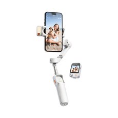 호헴 hohem iSteady V3 Ultra 3축 스마트폰 짐벌 AI트래킹 리모컨 포함, 화이트