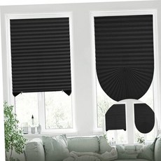 베란다창문블라인드 붙이는 블라인드 암막형 블랙 부엌창문블라인드 90x150cm 79000EA 1EA