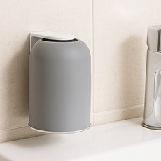 마코제이 스텐304 거꾸로 자석 양치컵, 그레이, 1개