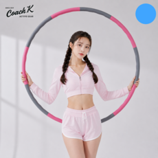 코치케이 뱃살자극 다이어트 어린이 초등학생 키즈 유아 초등 돌기 훌라후프 전문코치 추천, 1개, 시그니처 블루, 1.1kg