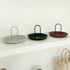 원형 소품 트레이 3colors, 와인