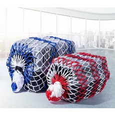 디한스 애완동물 항공이동 켄넬 보호망 탁송그물, 1개, 레드